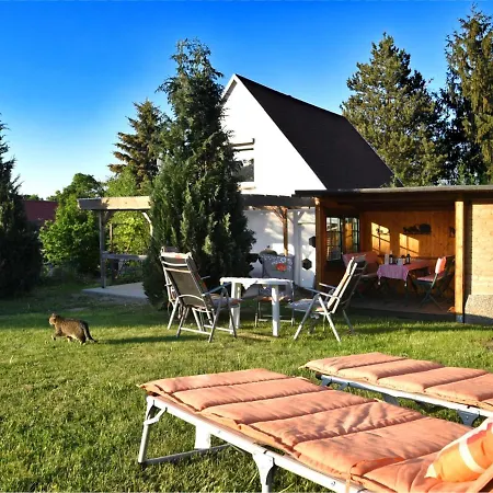 Modern Holiday In G Ntersberge With Fish Pond * Güntersberge